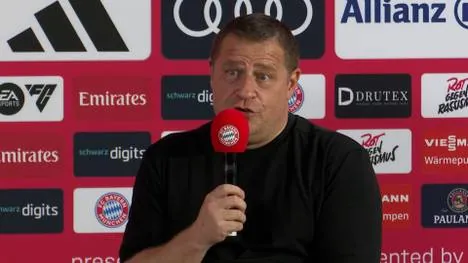 Sportvorstand Max Eberl erklärt am Rande der Brown-Vorstellung, welche drei Spieler beim FC Bayern keine Zukunft mehr haben.
